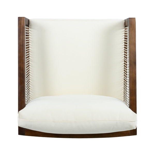 English Elm Outdoor Acacia Wood Chat Set with Woven Rope Panels and Beige Cushions for Patio N768P408130D_2_N768P408131D