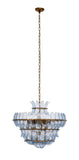 Jamie Young Co. Arcade 10-light Blown Glass Chandelier, Blue Blue Glass,Metal, Iron 5arca-chbl