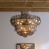 Jamie Young Co. Arcade 10-light Blown Glass Chandelier, Taupe Taupe Glass,Metal, Iron 5arca-chgr