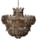 Jamie Young Co. Arcade 10-light Blown Glass Chandelier, Taupe Taupe Glass,Metal, Iron 5arca-chgr