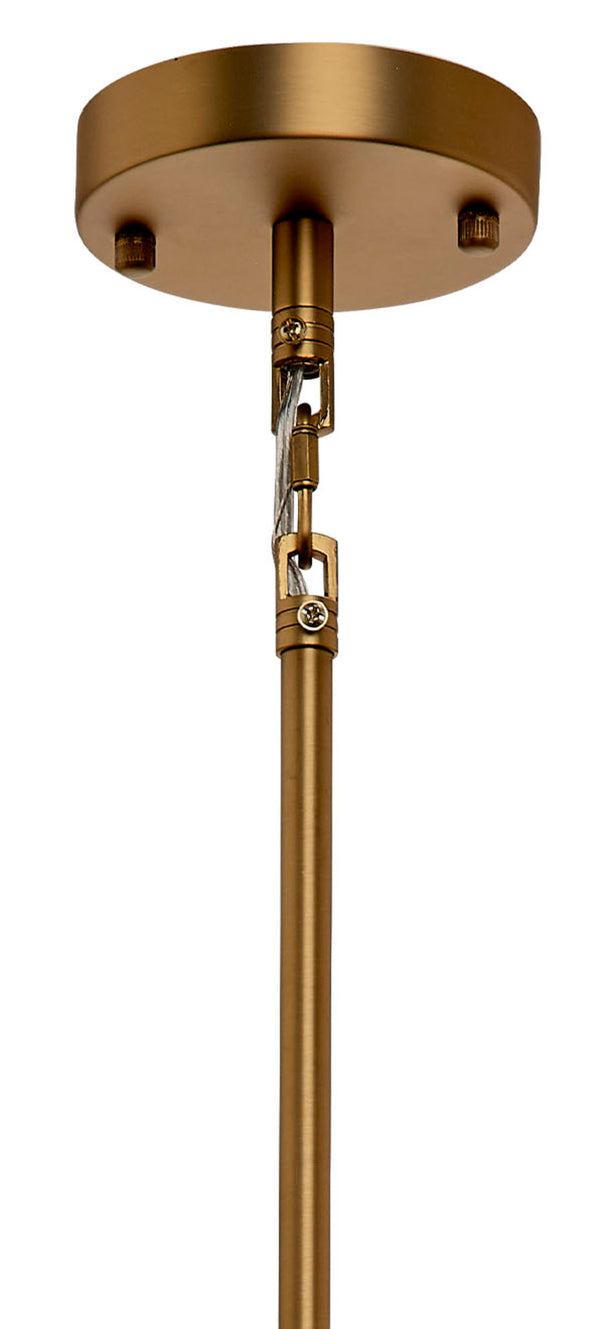 Jamie Young Co. Cala 1-light Blown Glass Pendant, Green Green Glass,Metal, Iron 5cala-pegn