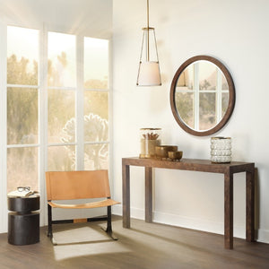 California Pendant Light with Linen Drum Shade for Kitchen Island or Dining Room Decor
