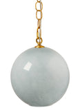 Camber 1-Light Hand-Blown Glass Pendant with Antique Brass Finish for Stunning Home Illumination