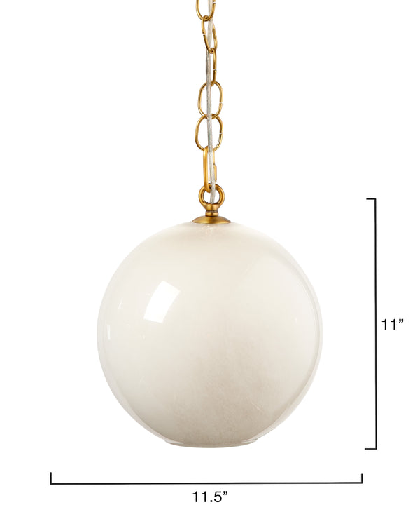 Jamie Young Co. Camber 1-light Blown Glass Pendant, Taupe Taupe Glass,Metal 5camb-peta