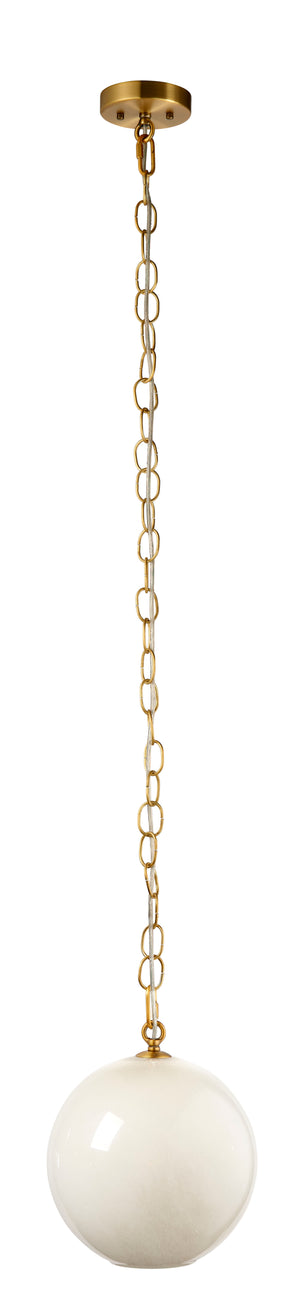 Jamie Young Co. Camber 1-light Blown Glass Pendant, Taupe Taupe Glass,Metal 5camb-peta