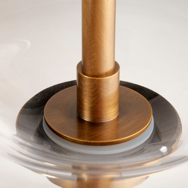 Jamie Young Co. Helium 1-light Blown Glass Pendant Clear Glass,Metal, Steel 5heli-pecl