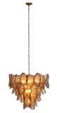 Jamie Young Co. Magnolia 10-light Quartz Glass Chandelier Grey Quartz Glass,Metal, Iron 5magn-chgr