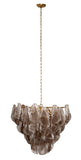 Jamie Young Co. Magnolia 10-light Quartz Glass Chandelier Grey Quartz Glass,Metal, Iron 5magn-chgr