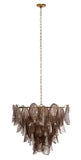 Jamie Young Co. Magnolia 10-light Quartz Glass Chandelier Grey Quartz Glass,Metal, Iron 5magn-chgr