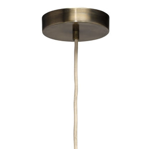 Parasol Raffia Wrapped Pendant Light with Brass Hardware for Dining Room or Entryway Decor