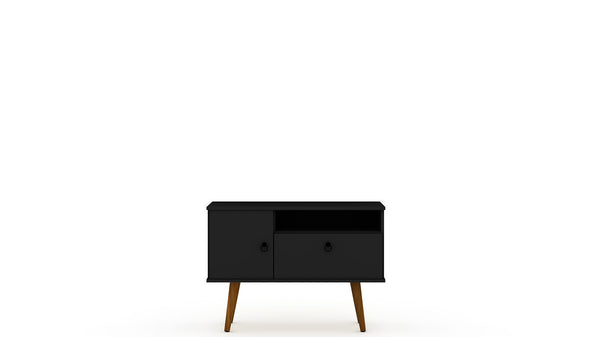 Manhattan Comfort Tribeca Mid-Century Modern TV Stand Black 5PMC70