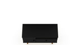 Manhattan Comfort Tribeca Mid-Century Modern TV Stand Black 5PMC70