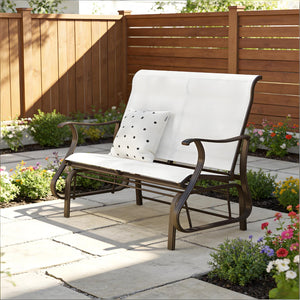 English Elm Circle Swivel Papasan Outdoor Chair Pe Wicker Tufted Cushion with Built in Side Tray T3971P444850