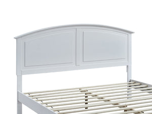English Elm Hammond Farmhouse Panel Full Bed with Two Under Frame Storage Drawers Slatted Base White B078S00683