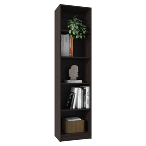 English Elm Home Slim 5 Shelves Narrow Bookcase Slim Vertical Storage in Kronos Walnut – Stylish Space Saver B070P337150