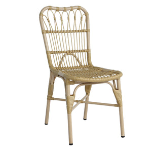 English Elm Christopher Knight Home® - Outdoor Hand-Woven PE Rattan Patio Dining Chairs Set of 2 with Iron Frame 400lb Capacity, No Assembly Required Natural N762P236148N