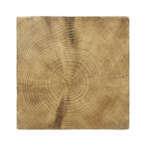 English Elm Zahi Oak Accent Table — Eco-Friendly Fiber Concrete, Rustic-Modern Organic Texture, Sturdy Style B2726P248606