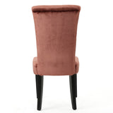 Christopher Knight Home® - Noble House - Venetian Tufted Blush velvet Dining Chair