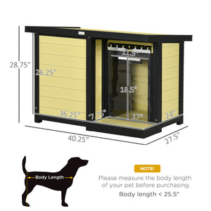 English Elm PawHut Weatherproof Outdoor Cat House with Raised Floor, Garden Planter & Multiple Entrances for Comfort and Play Natural Wood W2225P217562