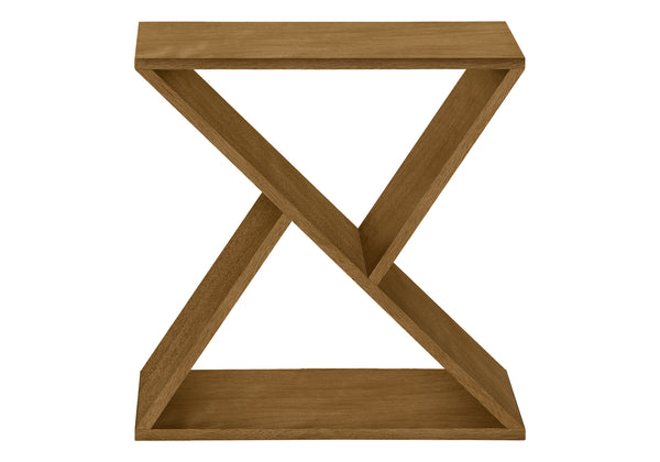 English Elm Accent Table - Contemporary Taupe-Brown Veneer, Narrow Side Table For Small Spaces & Stylish Storage B2710P219485