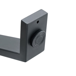 English Elm Table Set For 10 - Contemporary 79" Tempered Glass Top With Stylish Black Metal Base & Gray Chairs W1151S03620-GIGA