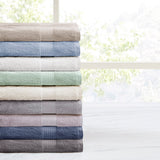 Madison Park Organic Modern/Contemporary 6 Piece Organic Cotton Towel Set MP73-5138 Ivory