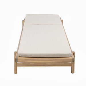 English Elm Christopher Knight Home® - Mallorca Acacia Wood Chaise Lounges Set Of 2 With Water-Repellent Cushions For Outdoor Relaxation N775P263984T