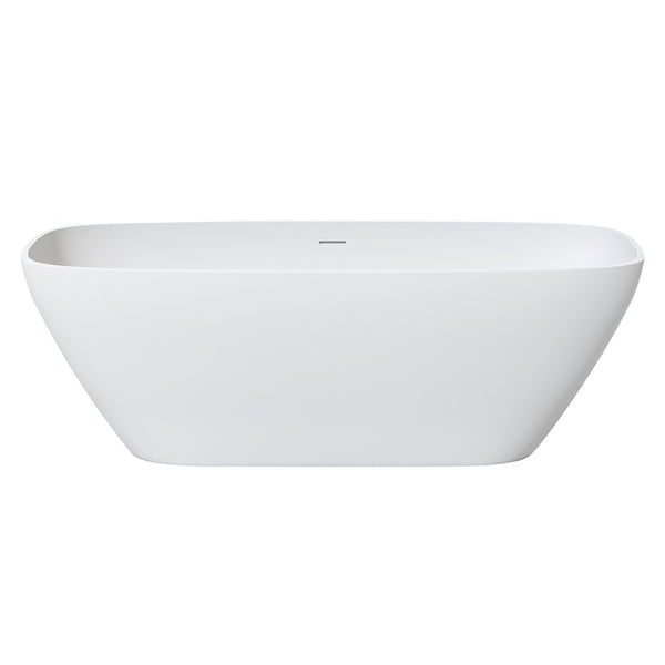 English Elm 67 Inch Freestanding Soaking Tub Eco Stone Resin Matte Finish Spa Bath Retreat T3785P353959