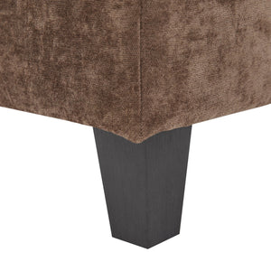 English Elm U-shaped Chenille Sectional Sofa with Dual Chaise Lounges, Tufted Back, Storage Pockets & Pillows Brown N719S002040D