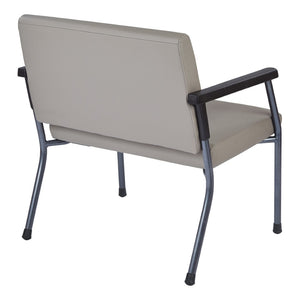 OSP Home Furnishings Bariatric Big and Tall Guest Chair with Reinforced Metal Frame for Waiting Rooms Stratus BC9603-R103