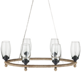 Hightider Glass Oval Chandelier