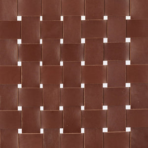 Feder Dining Chair Brown - Modern Leather Elegance with Rubberwood for Stylish Interior Enhancements