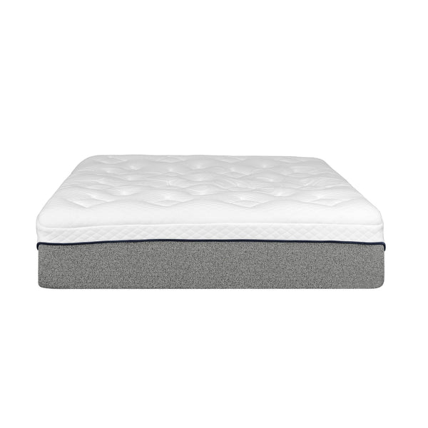 English Elm Ultra 13in Plush Gel Memory Foam Mattress Full Size - 3" Gel Layer, 13" Comfort, Motion Isolating Cover Grey+White 56 L x 17 W x 17 H B011P199718