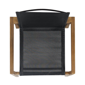 English Elm Christopher Knight Home® - BELFAST Outdoor Dining Chair Set of 2 with Acacia Wood Frame, Black Mesh Seats, Durable Weather-Resistant Design Teak 63256.00