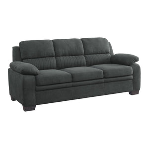English Elm Hugh Channel Tufted Sofa Seats Three with Pocket Coil Cushions for Living Room B056P416893