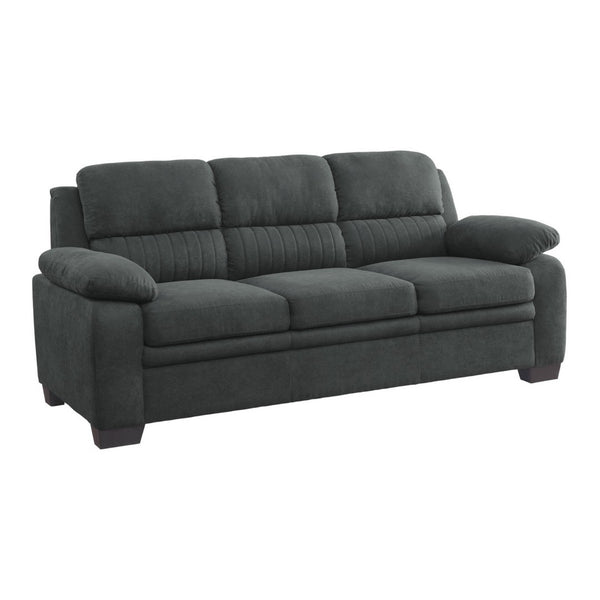 English Elm Hugh Channel Tufted Sofa Seats Three with Pocket Coil Cushions for Living Room B056P416893