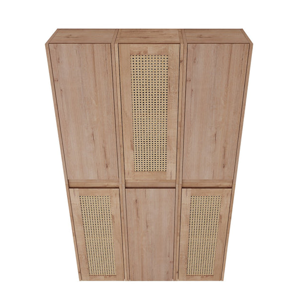 English Elm 36" Bathroom Side Cabinet - Wall-Mounted Floating Design With Soft-Close Doors & Versatile Storage W999S00341
