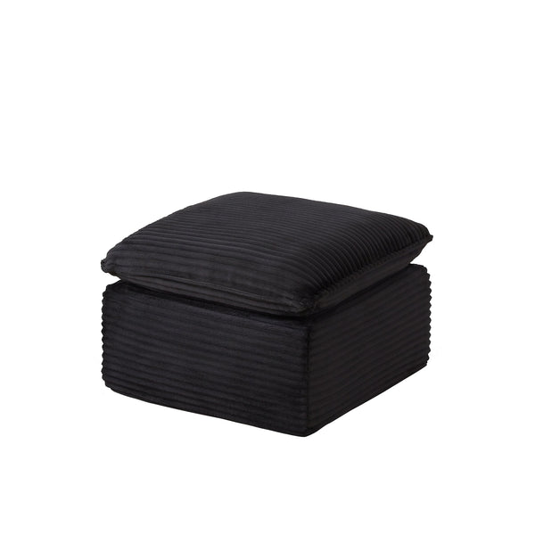 English Elm Modern Corduroy Cloud Sofa - Stylish Modular Seating For Homes, Offices & Apartments, Cozy Comfort! W3396P388625