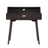 Christopher Knight Home® - Noble House - Ellison Mid Century Modern Walnut Finish Fiberboard Home Office Desk