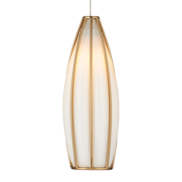 Parish 15-Light Round Multi-Drop Pendant - Artisan Crafted White Glass in Antique Brass Finish