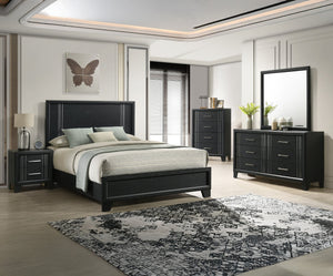 English Elm 1pc Contemporary Tall Chest with Faux Marble Top and Four Drawers for Elegant Bedroom Storage Charcoal 19.49 L x 34.25 W x 47.24 H B2741P330827