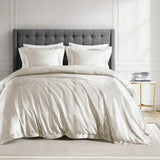 Madison Park Essentials Satin Luxury Glam/Luxury Comforter Set MPE10-1052 Ivory