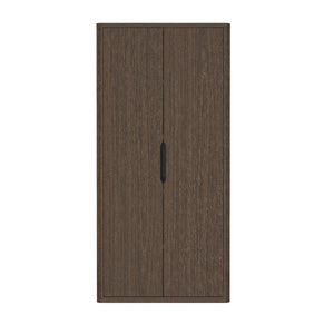 English Elm Rivington 38" Bookcase Cabinet – Modern Walnut Storage With Adjustable Shelves & Soft-Close Doors B365S00013-GIGA