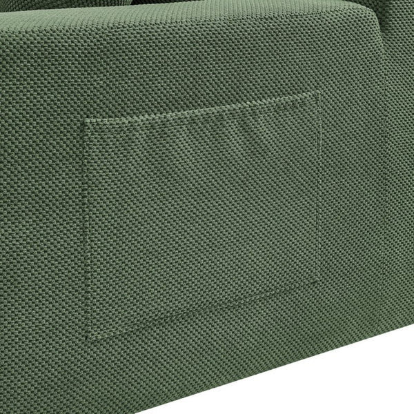 English Elm Cloud Sectional Sofa High Density Foam Deep Seat Upholstered Modern Living Room W5568S00005