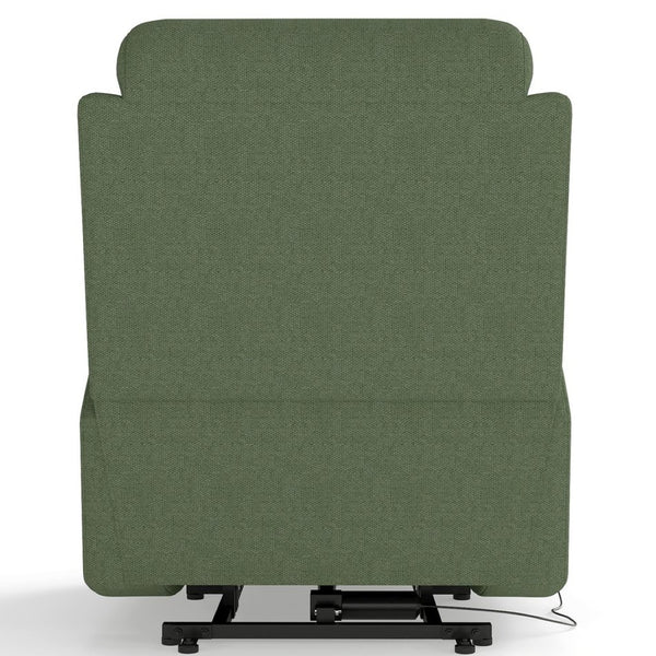 English Elm Power Lift Recliner For Seniors - Elegant Electric Chair With Remote Control & Side Pocket, Dark Green Velvet W1028S00056-GIGA