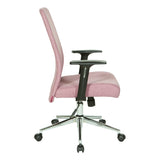 OSP Home Furnishings Evanston Office Chair Orchid
