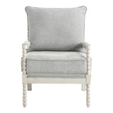 OSP Home Furnishings Kaylee Spindle Chair Smoke