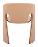 Rosyth Dining Chair Tan 110125 Zuo Modern