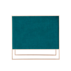 English Elm Trillium Velvet Lounge Chair with Gold Stainless Steel Frame, Plush High-Density Foam, No Assembly Required Teal B365P398014