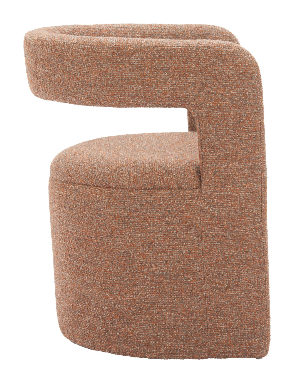 Zuo Modern Atria Accent Chair & Ottoman In Tawny Brown - Chic, Modern Design For Stylish Hospitality Spaces Brown 100% Polyester,Plywood 110848-zuo-modern
